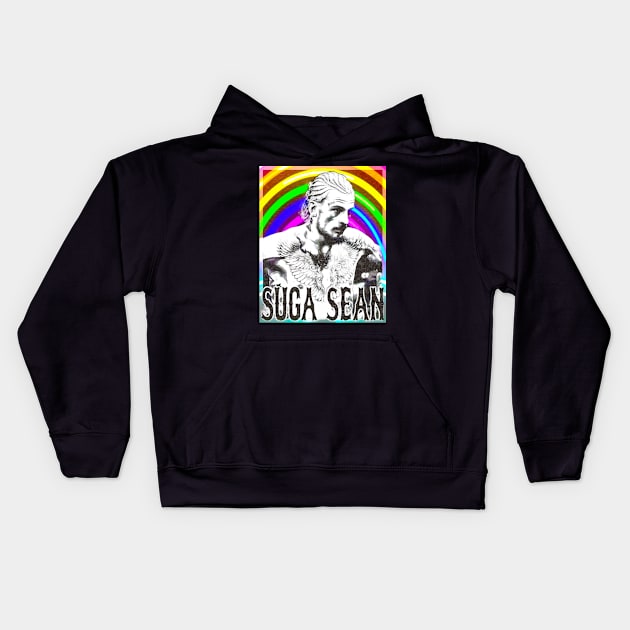 SUGA SEAN RAINBOW Kids Hoodie by SavageRootsMMA